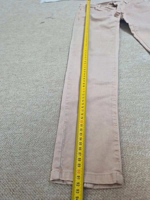 Zara Powder Pink Slim Fit Zipped Jean – photo 6